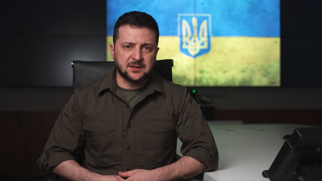 الرئيس الأوكراني فولوديمير زيلينسكي 2