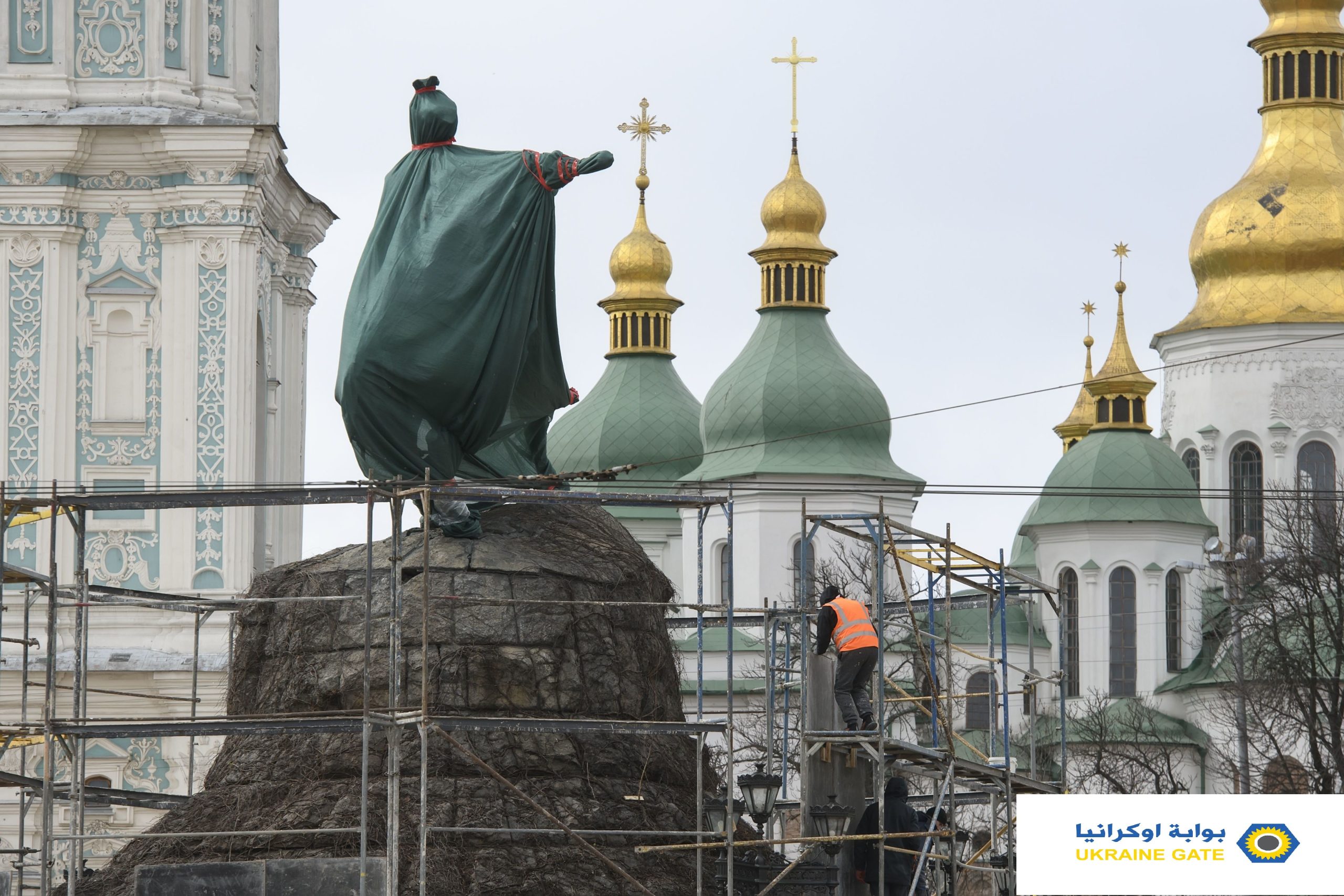 حفظا على التاريخ والجمال لحماية المعالم الاثار في المدن الأوكرانية من قصف الجيش الروسي 1