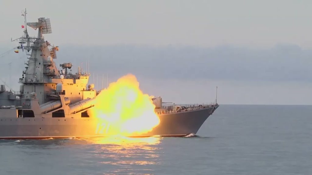 ضربة مدمرة الى قلب البحرية الروسية