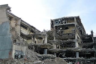 demolition building destruction demolish rubble demolishing thumbnail 1