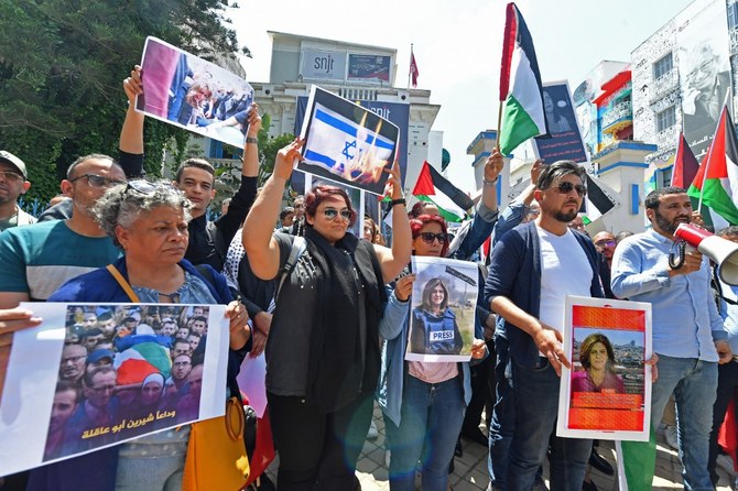 الصحافيون العرب ينعون بغضب مقتل شيرين ابو عاقلة ويلومون القوات الإسرائيلية
