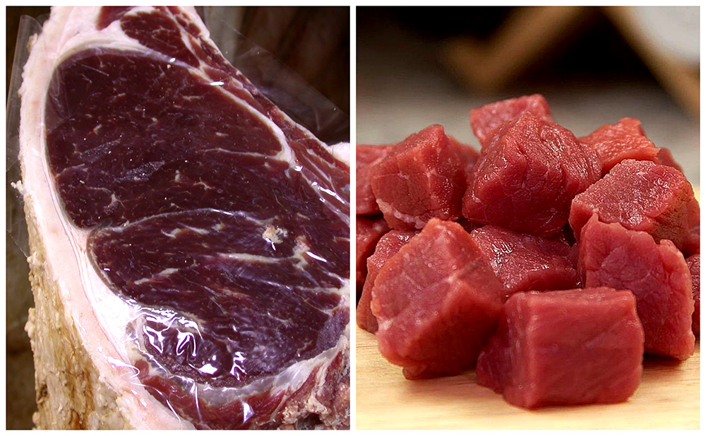الفرق بين لحم الحمار ولحم البقر