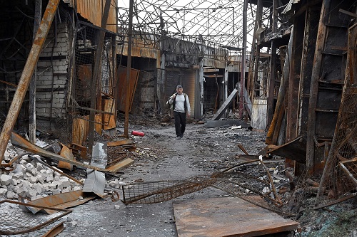 عمدة خاركيف .. تضرر آلاف المباني في المدينة جراء القصف الروسي