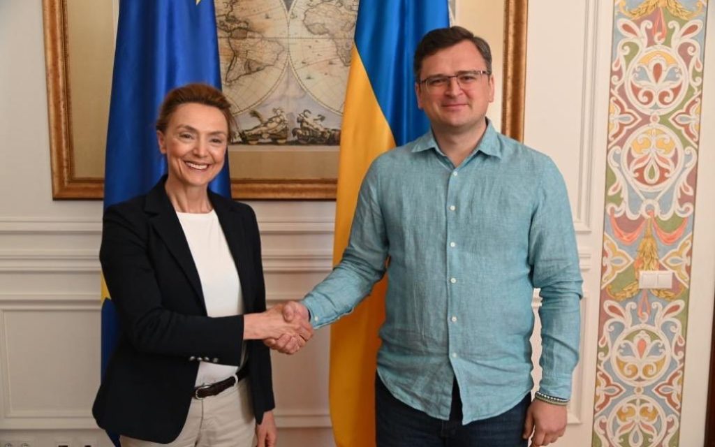 وزير الخارجية الأوكراني والأمين العام لمجلس أوروبا