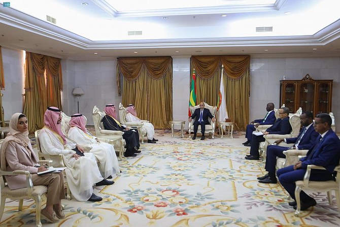 الرئيس الموريتاني ووزير الخارجية السعودي يبحثان العلاقات التنموية والاقتصادية