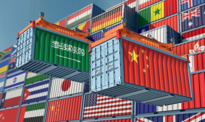 الصين والهند تتصدران تجارة البضائع السعودية في أبريل