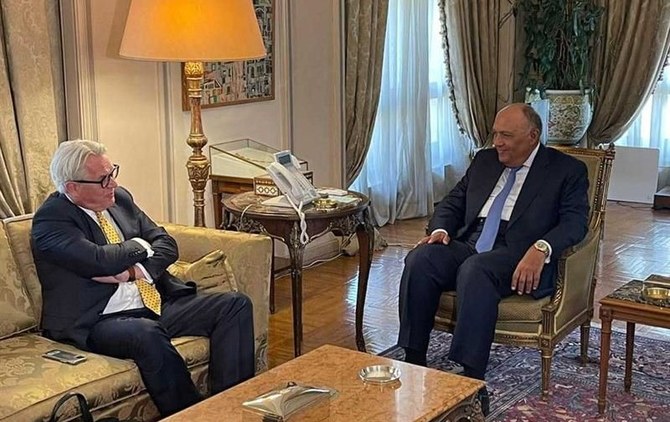 وزير الخارجية المصري يجدد موقفه الداعم للفلسطينيين