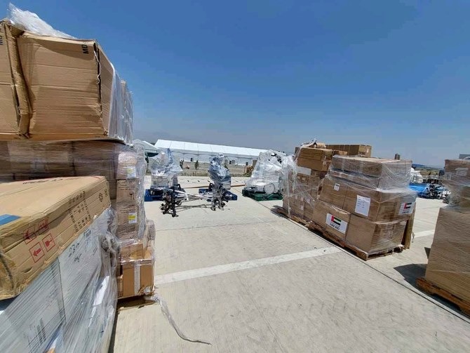 الإمارات ترسل ثلاث طائرات مساعدات طبية إلى أفغانستان