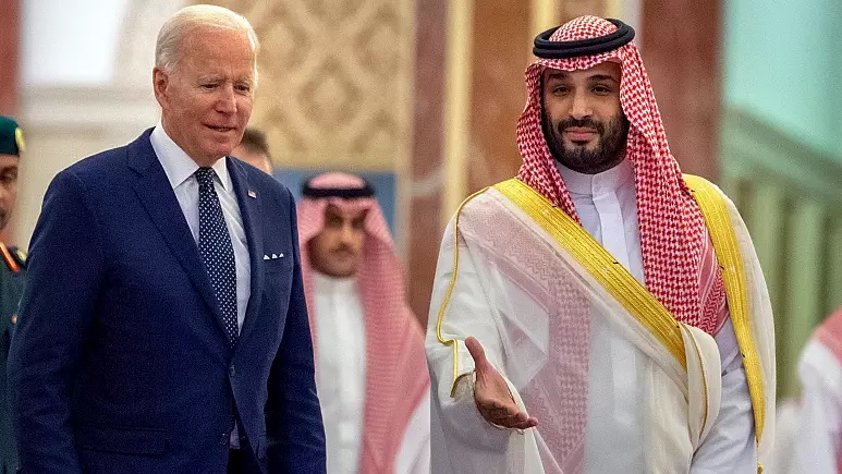 الرئيس الأمريكي جو بايدن وولي العهد السعودي محمد بن سلمان