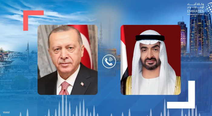 الرئيس الاماراتي والرئيس التركي