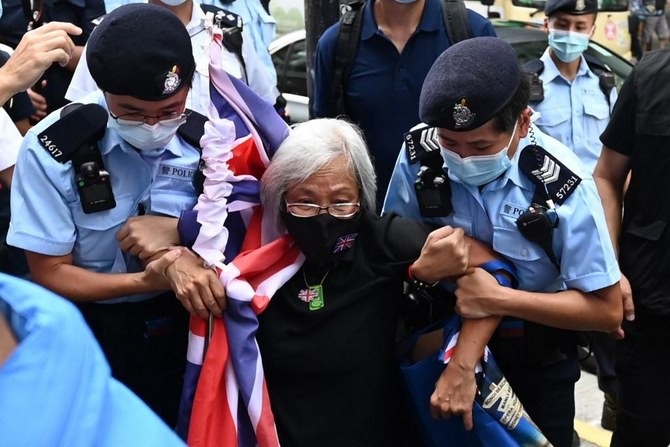 سجن الجدة وونغ في هونغ كونغ بسبب احتجاجات