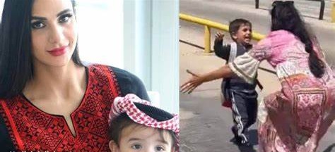 مذيعة أردنية تلتقي مع ابنها بعد أن تم تهريبه إلى سوريا 1