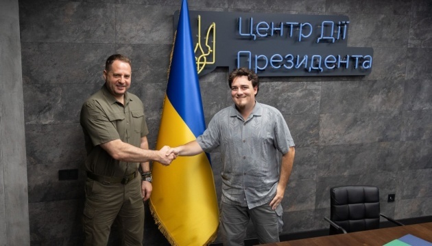 رئيس مكتب رئيس أوكرانيا يلتقي بالمر لوكي