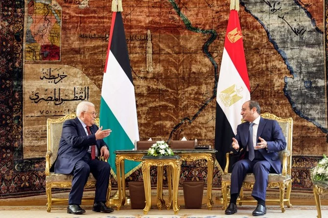الرئيسان المصري والفلسطيني يجريان محادثات