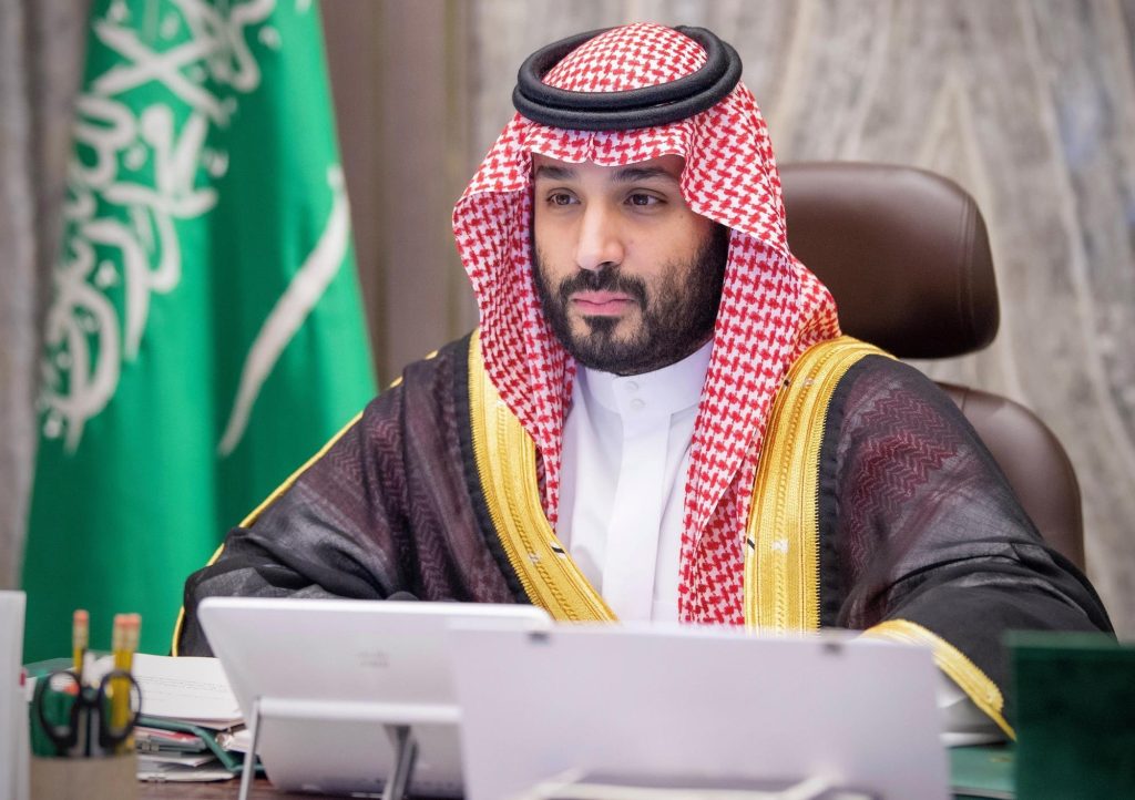 زيلينسكي يتحدث مع أمير المملكة العربية السعودية محمد بن سلمان